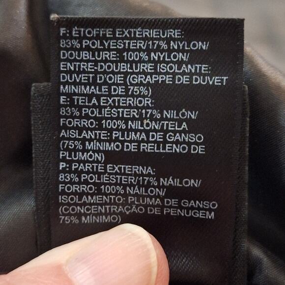 The North Face Puffer Vests Women's XS Grey Metallic Goose Down Outdoor Gorpcore - Picture 9 of 11